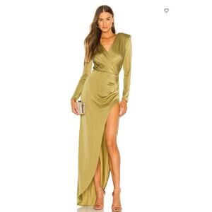 Bronx and Banco Maxi Dress Olive